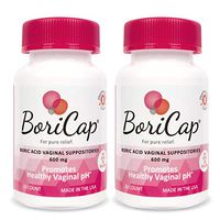 BoriCap Boric Acid Vaginal Suppositories | Capsules Size 00 | No Fillers, Flow Agents or Artificial Colors | Gynecologist Instructions Included | Made in The USA (2)