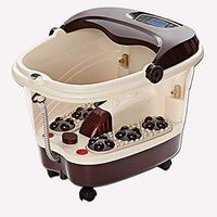 ASDYY Foot Spa/Bath Massagers,Motorized Shiatsu Massage Ball with 6 Auto Massage Roller LED Display Relief Stress Help Sleep Home Use