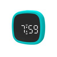 Fitfulvan Voice-Activated Digital Alarm Clock,Led Display Silicone Desk Clock