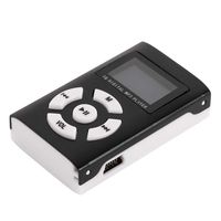 Forart Mini MP3 Player with LCD Screen, Support Max 32GB Micro SD TF Card USB 2.0 Charge for Men Women-Black