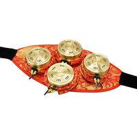 Ibnotuiy Copper Portable Moxa Acupuncture Box Multifunction Moxa Roll Burner Box for Acupuncture Point Moxibustion (4 Pocket Package)