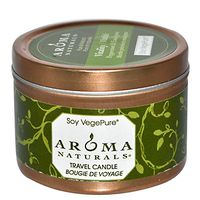Aroma Naturals Vitality Small Aromatherapy To Go Tin Peppermint Eucalyptus 2.8 Oz Travel Candle