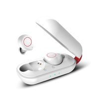 True Wireless Earbuds with Deep Bass HiFi 3D Stereo Sound,Bluetooth 5.0,Bluetooth in-Ear Headset with Built-in HD Mic and 500mAh Charging Case,Fast Pairing&IPX6 Waterproof