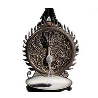 ZKPMJH Creative Tower Cigarette Reflux Furnace Reflux Ceramic Arrangements Statues