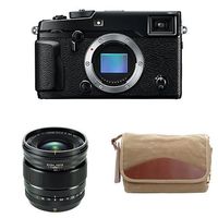 Fujifilm X-Pro2 Body Professional Mirrorless Camera (Black) + XF16mmF1.4 R WR + Domke F-5XB Camera Bag