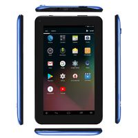 Haehne 7 Inches Tablet PC - Google Android 5.1 Quad Core, 1024 x 600 Screen, 2.0MP 0.3MP Dual Camera, 1G RAM 8GB ROM, 2800mAh, WiFi, Bluetooth (Blue)