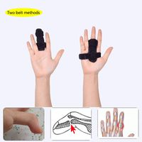 Finger Splints, Mallet Finger, Finger Knuckle Immobilization, Finger Fractures, Wounds, Post-Operative Care and Pain Relief- Malleable Aluminum Alloy Hand Splint Finger Support