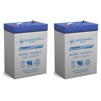 6V 4.5AH SLA Battery Replacement for Lithonia EMBOPS6401-2 Pack