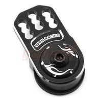 Yeah Racing Aluminum Plate Servo Saver Black #YA-0557BK