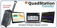 QuadStation Traveler - 3 Display Laptop Travel Computer