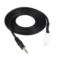 Suuonee Aux-in Audio Cable Adapter, Car Audio AUX Input Cable Adapter 8pin Plug 3.5mm Jack for Suzuki Swift Vitra Jimny