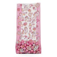 100ea - 5 X 3 X 11-1/2 My Little Unicorn Cello Bags Halloween - 1.2 mil Thick