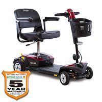 Pride Go-Go LX CTS Suspension 4-Wheel Scooter 12AH Battery w/Avail ext warr