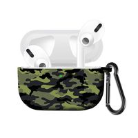 Graysky Colourful Personalized Printing Silicone Protective Cover Compatible with AirPods Pro 3rd Gen Charging Case 2019, Visible Front LED, Shock & Scratch Resistant Case Cover with Travel Carabiner