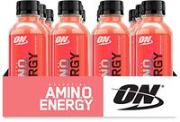 OPTIMUM NUTRITION ESSENTIAL AMINO ENERGY Ready-To-Drink, Watermelon, Keto Friendly BCAAs, Preworkout and Essential Amino Acids with Green Tea and Green Coffee Extract, 16 Fl Oz (Pack of 12)