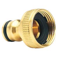 Libobo Brass Garden Hose Tap Connector (3/4) Quick Hose Adaptor Accessories