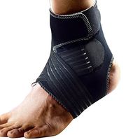 Dr.qiiwi Ankle Brace Compression Ankle Support Foot Stabilizer with Breathable Ankle Sleeve and Adjustable Straps for Sports Protection, Injury Recovery, Reduce Swelling, Ankle Strain & Sprains (S)