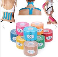 3pcs Red Sports Tapes Muscles Care Adhesive Tape Kinesiology Bandage by GokuStore