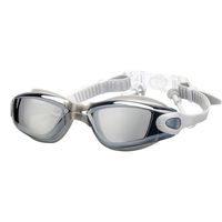 Fine Unisex Swimming Goggles,No Leaking Swim Goggles with UV Protection Wide View Adjustable Kids Swim Goggles for Women Youth (Gray)