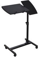 Generic O-8-O-3084-O ver Bed Stand Tray Over nd Tray Laptop Desk Table k Table Adjustable Angle & g Lapto Bed Hospital Height Height Rolling HX-US5-16Mar28-1781
