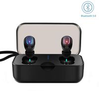 Wireless Earbuds, True Wireless Headphones Bluetooth 5.0 in Ear Earphones ，Hands Free Sweatproof Built-in HD Dual Microphone Sport Bluetooth Earbuds for iOS Android
