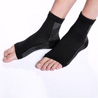 Kingbridal Compression Socks Plantar Fasciitis Socks Premium Ankle Support Foot Compression Sleeve,Eases Swelling & Heel Spurs,Ankle Brace Support,Increases Circulation,Relieve Pain Fast Black L/XL