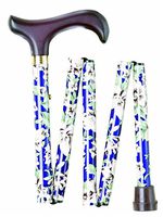 Handbag Size Blue Morris Folding Cane