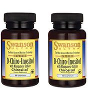 Swanson Vitamin D-Chiro-Inositol 60 Capsules 2 Pack