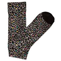 Prestige Medical Soft Comfort Compression Socks, Leopard Grey, 12 Inch, 2 Count