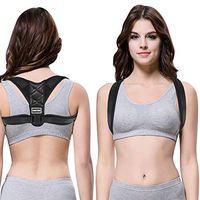 Posture Corrector for Men and Women, Adjustable Back Straightener Support Brace, Effective and Comfortable Posture Brace Support, Perfect for Spinal, Neck, Shoulder & Upper Back Pain Relief