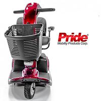 Pride Mobility - Victory 9 - Mid-Sized Scooter - 3-Wheel - Candy Apple Red