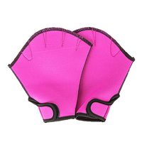 Togethor Bathroom Accessories Sets -1pair Swimming Surfing Diving Training Hand Flippers Swim Finger Frog Webbed Gloves