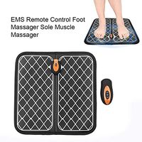 FACAI EMS Foot Massager Mat, USB Rechargeable with Remote Control Folding Portable Electronic Muscle Feet Massage Promoting Blood Circulation Muscle Pain Relief