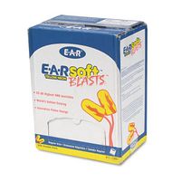 EARsoft Blasts Earplugs, Corded, Foam, Yellow Neon, 200 Pairs
