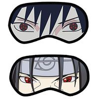 Anime Naruto COS Eye Patch Comfortable Sleeping Eye Shade Mask 2pcs/set (Uchiha Sasuke + Uchiha Itachi)