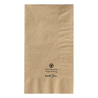 Hoffmaster 180430 Earth Wise Kraft Dinner Napkin, 2 Ply, 1/8 Fold, 17" Length x 15" Width, Natural (Packs of 1000)