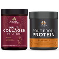 Ancient Nutrition Multi Collagen Protein + Bone Broth Protein Chocolate Bundle