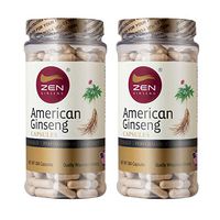 Cyber Monday Sale: Ginsenosides American Ginseng 500mg, 600 Capsules Extra Strength Root Extract Supplement—Performance & Mental Health Pills for Men & Women. Total 2 Bottles 600 Capsules