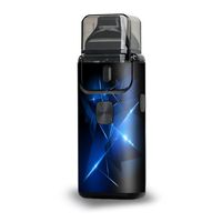 Skin Decal Vinyl Wrap for Aspire Breeze 2 II Vape Stickers Skins Cover/Triangle Razor Blue Shapes