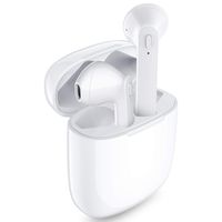 Lasuney Bluetooth 5.0 True Wireless Earbuds with Charging Case for iPhone Android, 35H Cyclic Playtime Waterproof TWS Stereo Headphones with mic, in-Ear Earphones Headset for Sport