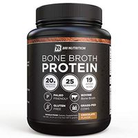 BRI Bone Broth Protein Powder Chocolate Flavor Whole Food Dietary Supplement from Grass fed Beef, Great Natural Source of Collagen, Peptides and Amino Acids; Gluten Free & Keto/Paleo Friendly