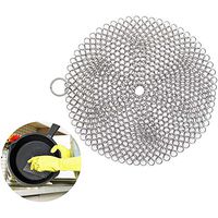 Fullyday Cookware Cleaner Cast Iron Cleaner Stainless Steel 316 Brush Scrubber for Cast Iron Pan Cast