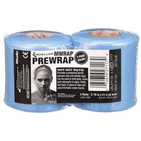 Mueller MWrap Latex-Free Prewrap, 2.75" X 21.4 Yd Roll, Sky Blue, 2 Pack