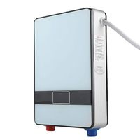 Focket Electric Water Heater, 220V 6500W Tankless Instant Touch Button Hot Water Heater with Large Led Screen for Bathroom Kitchen