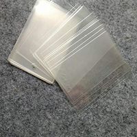 GOMYIE 100 Pcs Translucent Flat Cello Cellophane Treat Bags for Lollipop Chocolate Candy for Wedding Birthday Holiday Party(68cm)