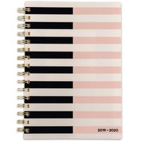 Emily + Meritt 2019-2020 Academic Year Weekly & Monthly Planner, Small, 5-1/2" x 8-1/2", The Split Stripe Planner (EM204-200A)