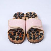 Acupuncture Shoes Massage Shoes Slippers/Stone Massage Slipper/Massage Slipper, meters pink, 38