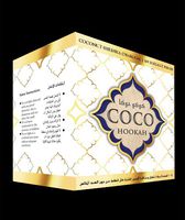108 pcs Coco Hookah Coconut Charcoal Natural Coconut Hookah Shisha Coal Hookah Coals long lasting