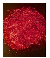 merry*kitschmas Twinkle Trim, Red Metallic Tinsel Shred Basket Filler.75 Ounce