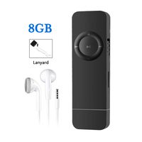 MP3 Player, Dyzeryk 8GB MP3 Player with USB Flash Drive, Portable HiFi Lossless Sound MP3 Music Player, Supports up to 64GB